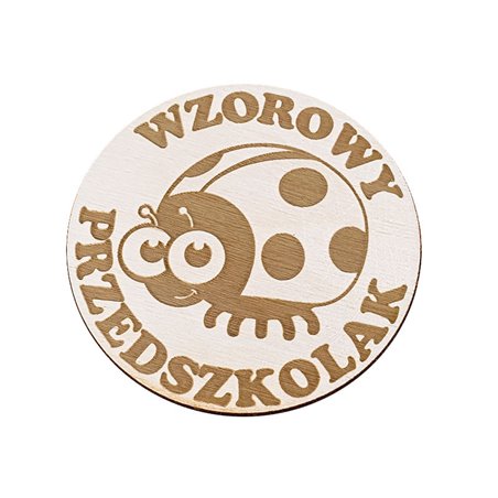 Magnes, pamiątka na zakończenie przedszkola lub też na pasowanie na przedszkolaka.