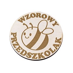 Magnes, pamiątka na zakończenie przedszkola lub też na pasowanie na przedszkolaka. 2