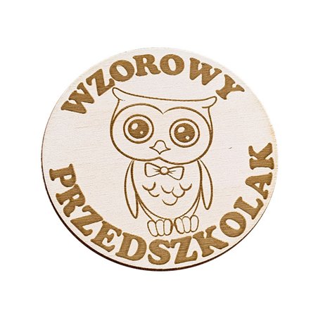 Magnes, pamiątka na zakończenie przedszkola lub też na pasowanie na przedszkolaka.