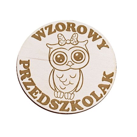 Magnes, pamiątka na zakończenie przedszkola lub też na pasowanie na przedszkolaka.