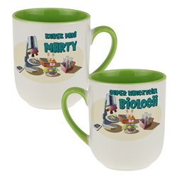 Kubek kawowy dla nauczyciela biologii - podaj imię.