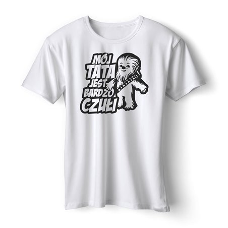 Koszulka dla miłośników Gwiezdnych Wojen - Mój tata jest bardzo czułi.