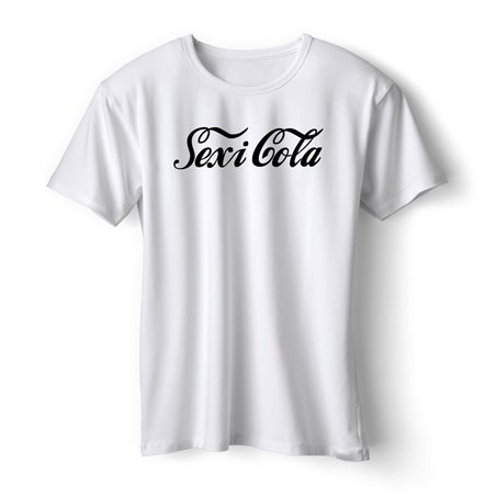Zabawna koszulka Sexi Cola.