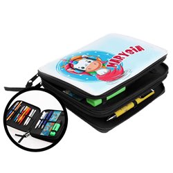 Duży piórnik dwukomorowy dla pierwszoklasisty - Kroworożec (unicorn) - zmień imię. 2