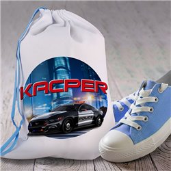 Worek dla przedszkolaka - Policja - personalizowany - zmień imię. 2