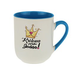Kubek kawowy "Królowa jest tylko jedna".