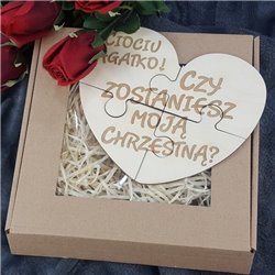 Serduszko - prośba o zostanie chrzestnym. 2