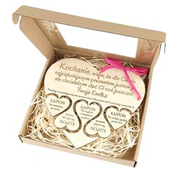 Kupony na Walentynki dla niego lub dla niej.