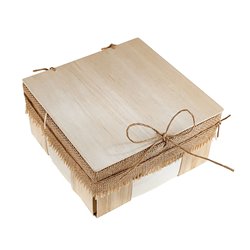 Koszyk z łuby z przykrywką. 2