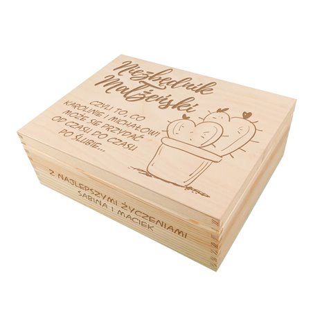 Zabawny niezbędnik dla młodej pary - kaktusy.