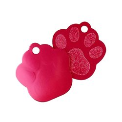 Aluminiowa adresówka dla psa lub kota - łapka. 2