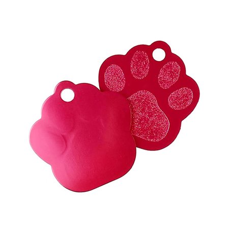 Aluminiowa adresówka dla psa lub kota - łapka.