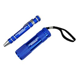 Personalizowany zestaw narzędzi, latarka LED, śrubokręt wielofunkcyjny.