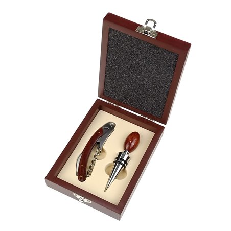 Zestaw do wina z grawerem - Szczęścia nie kupisz...