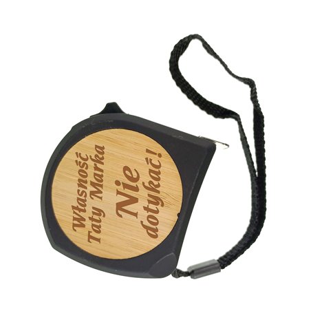 Personalizowana miarka, metr - prezent dla taty, dziadka, chłopaka.