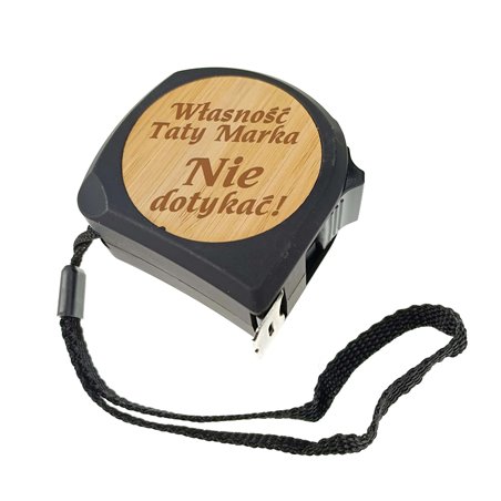 Personalizowana miarka, metr - prezent dla taty, dziadka, chłopaka.