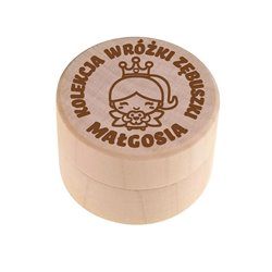 Pudełko z grawerem na mleczne ząbki dla wróżki zębuszki. 2