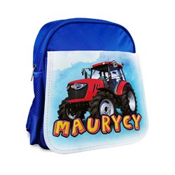 Plecak dla przedszkolaka - niebieski, bądź czarny- Traktor z imieniem - różne wzory- . 2