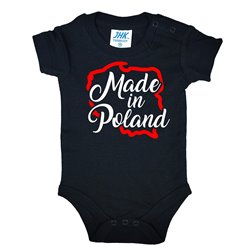 Body dla maluszka z napisem - Made in Poland - wzór 1. 2