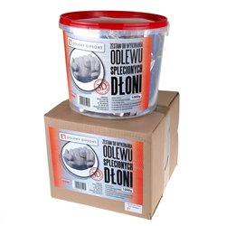 Zestaw do odlewu splecionych dłoni - z okazji ślubu, na Walentynki, rocznicę...- wersja z wiaderkiem 1kg.