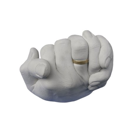 Zestaw do odlewu splecionych dłoni - z okazji ślubu, na Walentynki, rocznicę...- wersja z wiaderkiem 1kg.