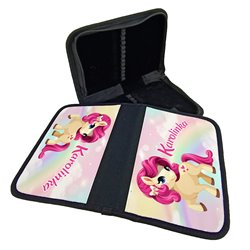 Piórnik dwustronny "Kucyk Pony" oraz imieniem Twojego dziecka.