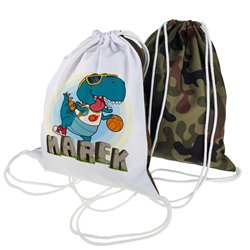 Super worko-plecak moro z imieniem - dinozaury różne wzory. 2