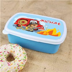 Pudełko na kanapki - śniadaniówka "Straż pożarna" z imieniem Twojego dziecka. 2