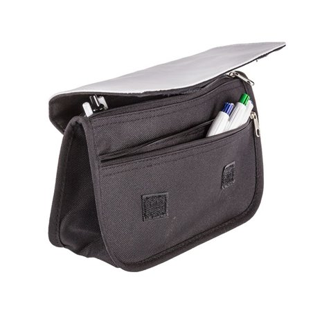 Piórnik personalizowany z imieniem dziecka z grafiką Minecraft policja.