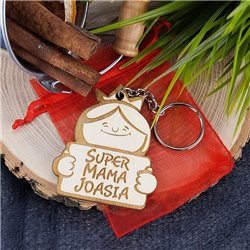 Brelok dla mamy - Super mama - z imieniem. 2