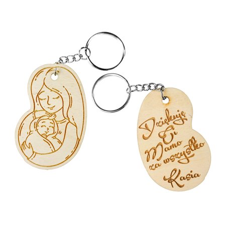 Brelok dla mamy - Dziękuję Ci mamo za wszystko.