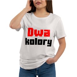 Koszulka (UNISEX) z Twoim tekstem (dwa kolory tekstu).