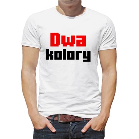 Koszulka (UNISEX) z Twoim tekstem (dwa kolory tekstu).
