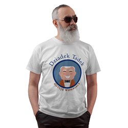 Koszulka dla dziadka - "Dziadek gotuje wspaniale".