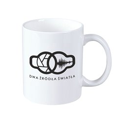 Kubek 330 ml biały z kolekcji "Dwa źródła światła" - wzór 1.