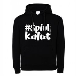 Bluza z kapturem dla młodzieży z napisem śpiulkolot (unisex).