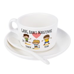 Filiżanka dla babci- Gang Babci - zmień imiona - wzór 1. 2