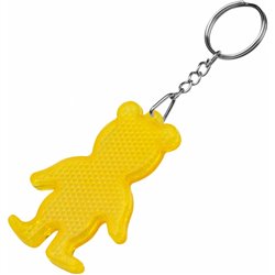 Plastikowy brelok odblaskowy Miś.