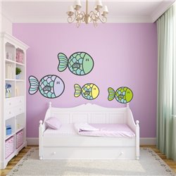 "Rybki" - naklejki dekoracyjne do pokoju dziecięcego. 2