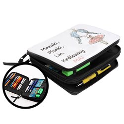 Duży piórnik dwukomorowy dla pierwszoklasisty - Królewna... 2