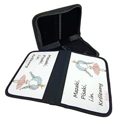 Piórnik dwustronny "Królewna" oraz imieniem Twojego dziecka.