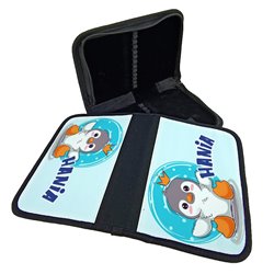 Piórnik dwustronny "Pingwinek" oraz imieniem Twojego dziecka.