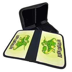 Piórnik dwustronny "Dinozaury" oraz imieniem Twojego dziecka. 2