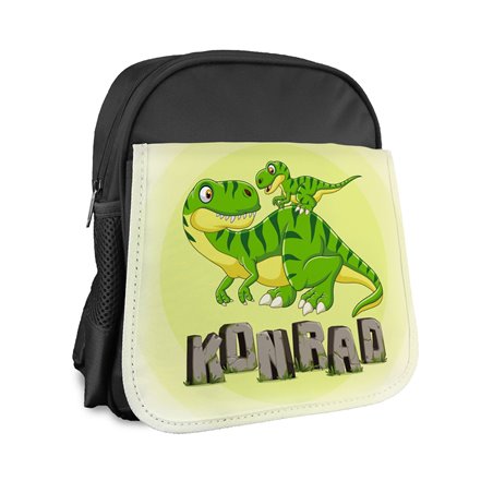 Plecak dla przedszkolaka - Dinozaury z imieniem- różne kolory i wzory.