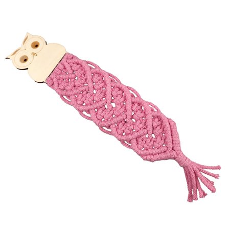 Pleciona zakładka do książki z sową- świetny prezent z okazji Dnia Nauczyciela- wybierz kolor.