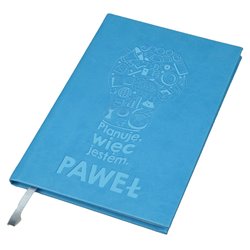 Notes (przepiśnik) "Planuję, więc jestem" z imieniem- różne kolory.