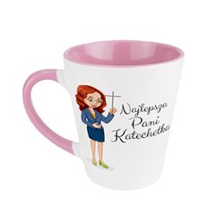 Kubek latte na dzień nauczyciela "Najlepsza Pani Katechetka".