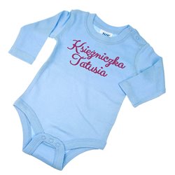 Body dla księżniczki - "Księżniczka Mamusi Księżniczka Tatusia"- krótki lub długi rękaw - wzór 1. 2