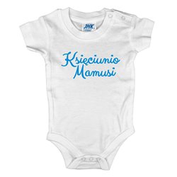 Body dla księciunia - "Księciunio Mamusi, Księciunio Tatusia"- krótki lub długi rękaw - wzór 3. 2