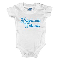 Body dla księciunia - "Księciunio Mamusi, Księciunio Tatusia"- krótki lub długi rękaw - wzór 3. 2